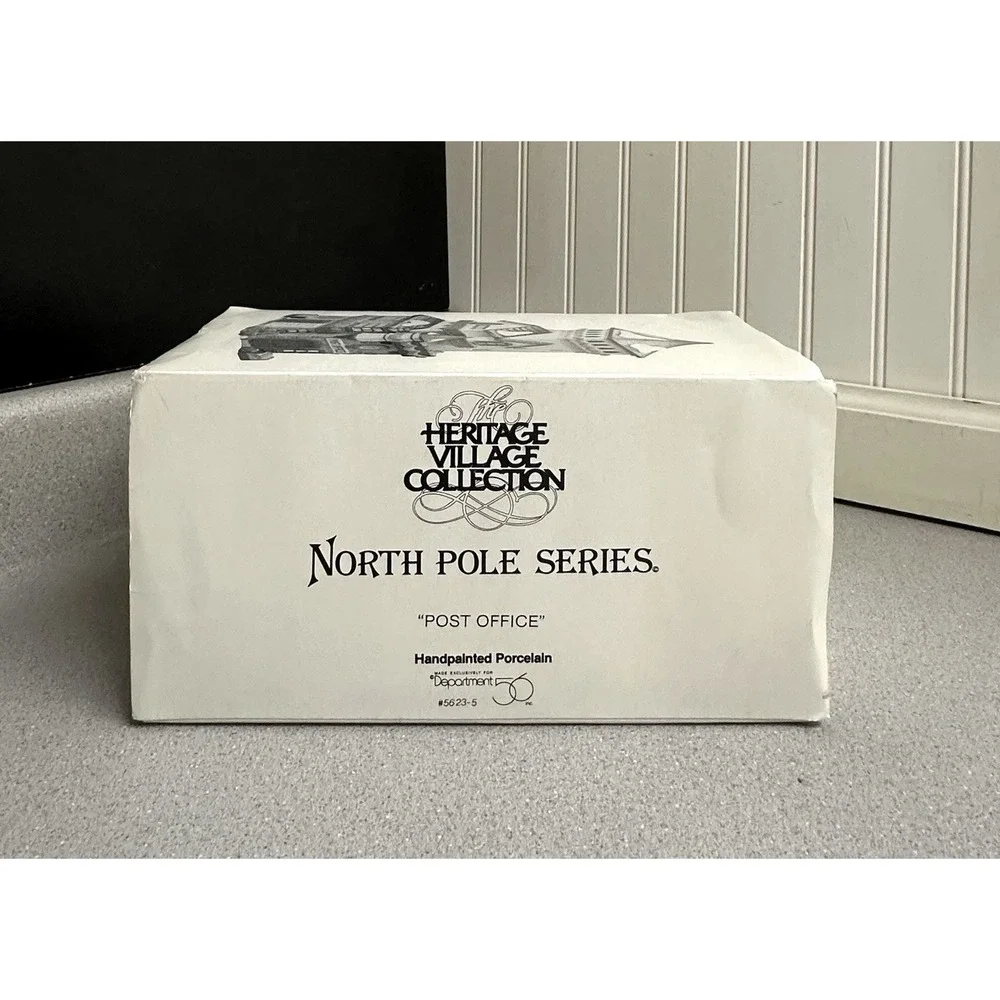 Department 56 1992 Heritage Village North Pole Series Post Office 5623-5 Retired